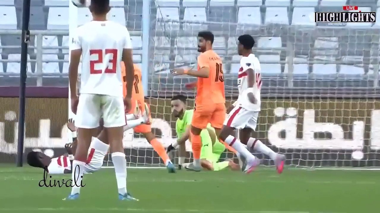ملخص مباراة الزمالك وام صلال القطرى 2-0 أم صلال يهزم الزمالك في دورة الوحدة الودية