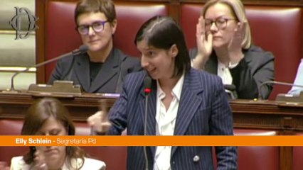 Schlein a Meloni "Più che governare scarica responsabilità”