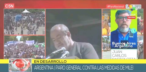 Argentina se moviliza en jornada multitudinaria contra medidas gubernamentales