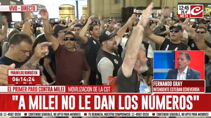 Fernando Grey, intendente de Esteban Echeverría: "Al gobierno no le dan los números"