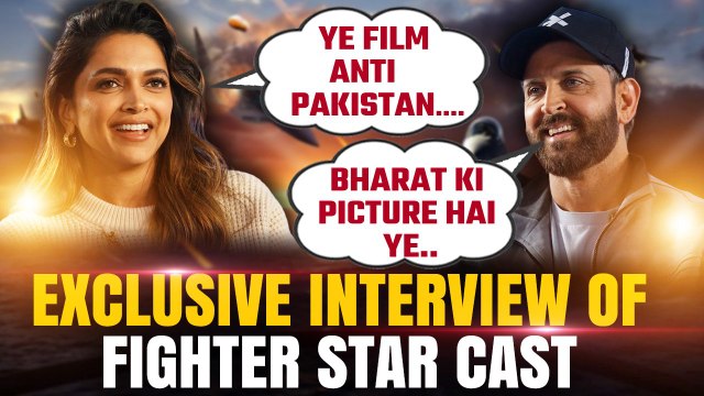 Hrithik Roshan- Deepika Padukone React on Fighter being 'Anti-Pakistan' ahead of film's release!