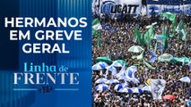 CUT mobiliza ato em Brasília contra decretos de Milei na Argentina | LINHA DE FRENTE