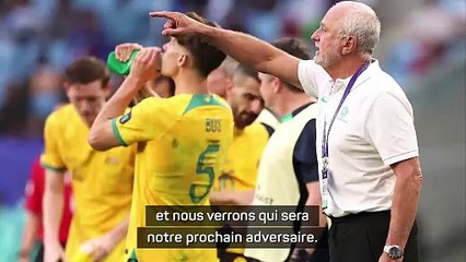 Arnold : "Nous avons fait le travail, c'est la chose la plus importante"
