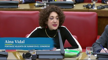 La reacción de Aina Vidal a las palabras de Gonzalez Pons