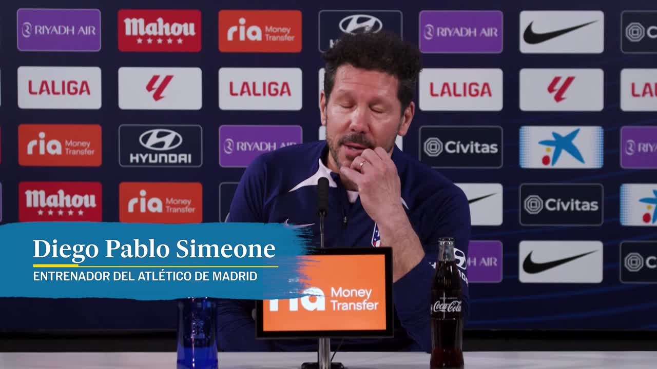 Simeone sobre los audios del VAR: “Se piensan que somos tontos”