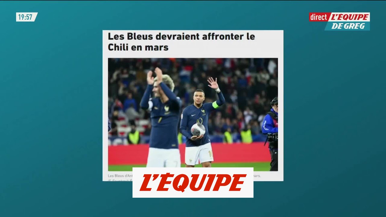 Les Bleus vont affronter le Chili en match amical en mars - Foot - Amical