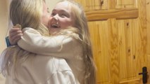 Aunt reunites with nieces after a year-long separation *Heartfelt Reaction*