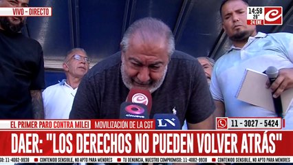 Héctor Daer: "Qué los gobernadores no se dejen seducir"