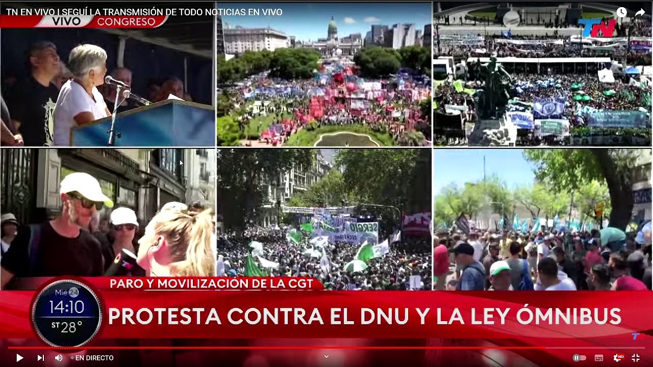 El cruce de un manifestante con Paula Bernini en TN