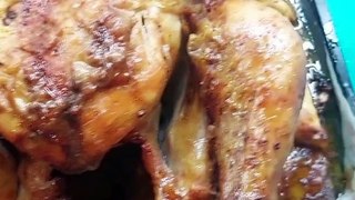 A Whole Chicken Cooked In The Air Fryer