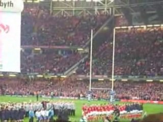 Hymne gallois millenium stadium rouge