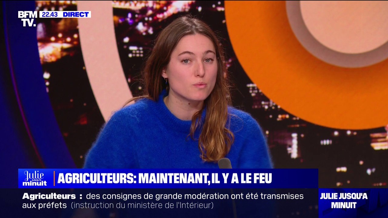 Camille Étienne (militante écologiste): "On ne laissera personne réussir à mettre dos à dos les agriculteurs et les écologistes"