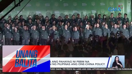 China, ikinatuwa ang pahayag ni PBBM na sinusunod pa rin ng Pilipinas ang One-China Policy | UB