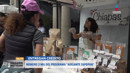 Gobierno de Zapopan entrega crédito de programa "Adelante Zapopan"