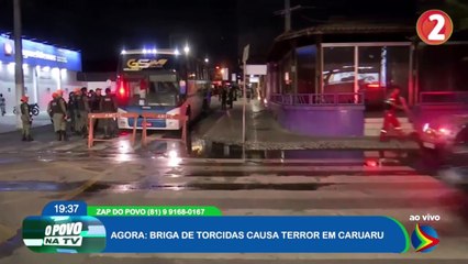 Briga de torcidas são registradas em Caruaru