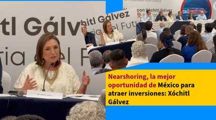 Download Video: Nearshoring, la mejor oportunidad de México para atraer inversiones: Xóchitl Gálvez