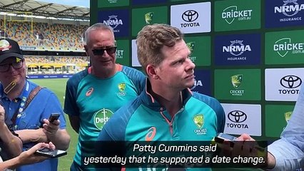 Smith supports Cummins' position on Australia Day date change