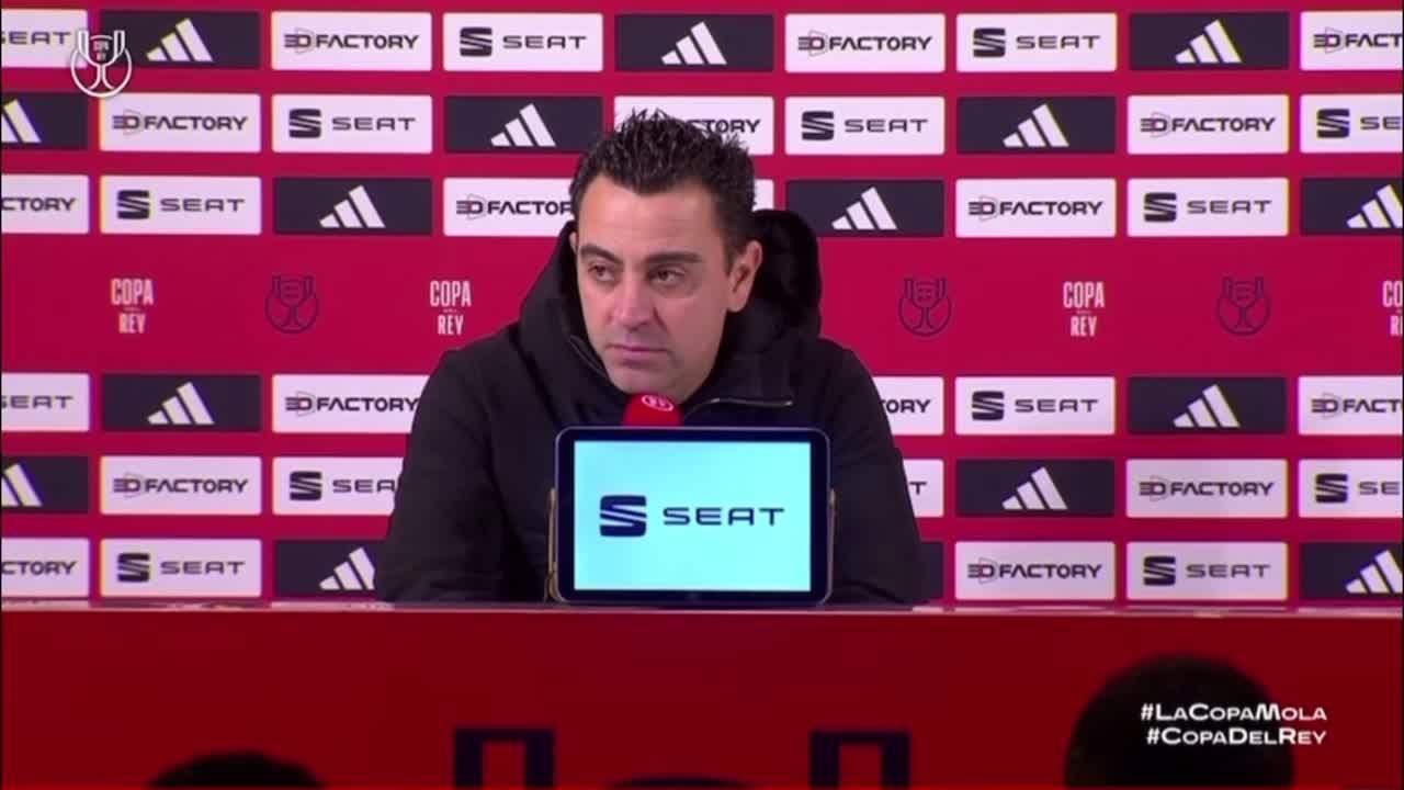 Rueda de prensa completa de Xavi tras el Athletic vs Barcelona de Copa del Rey