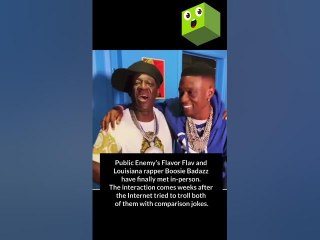 Flavor Flav + Boosie Badazz Finally Meet In-Person #shorts