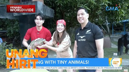 Bonding with Tiny Animals kasama sina Jenzel Angeles at Kim Perez | Unang Hirit