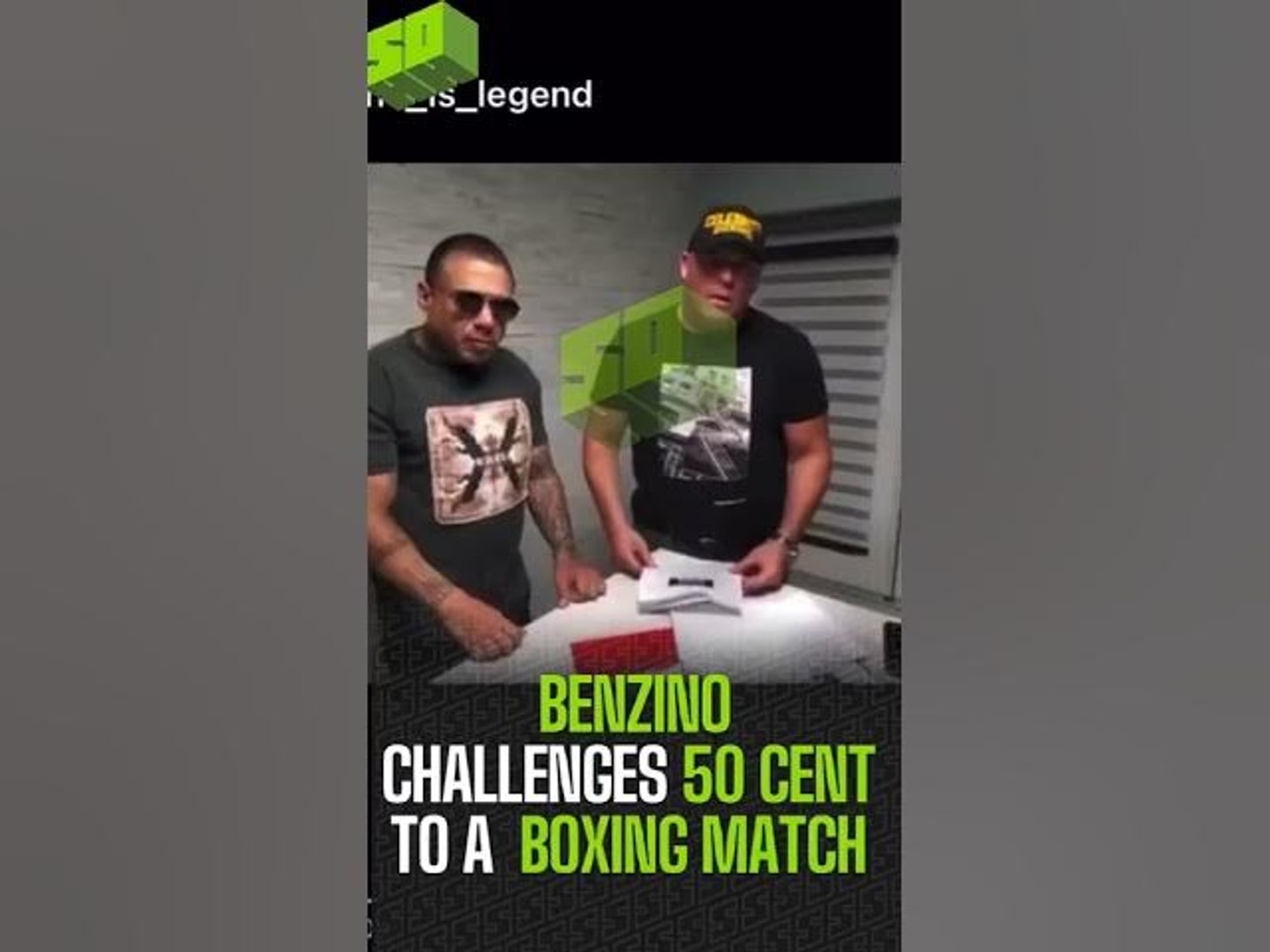 ⁣#Benzino challenges #50Cent to a Boxing Match to settle their internet beef