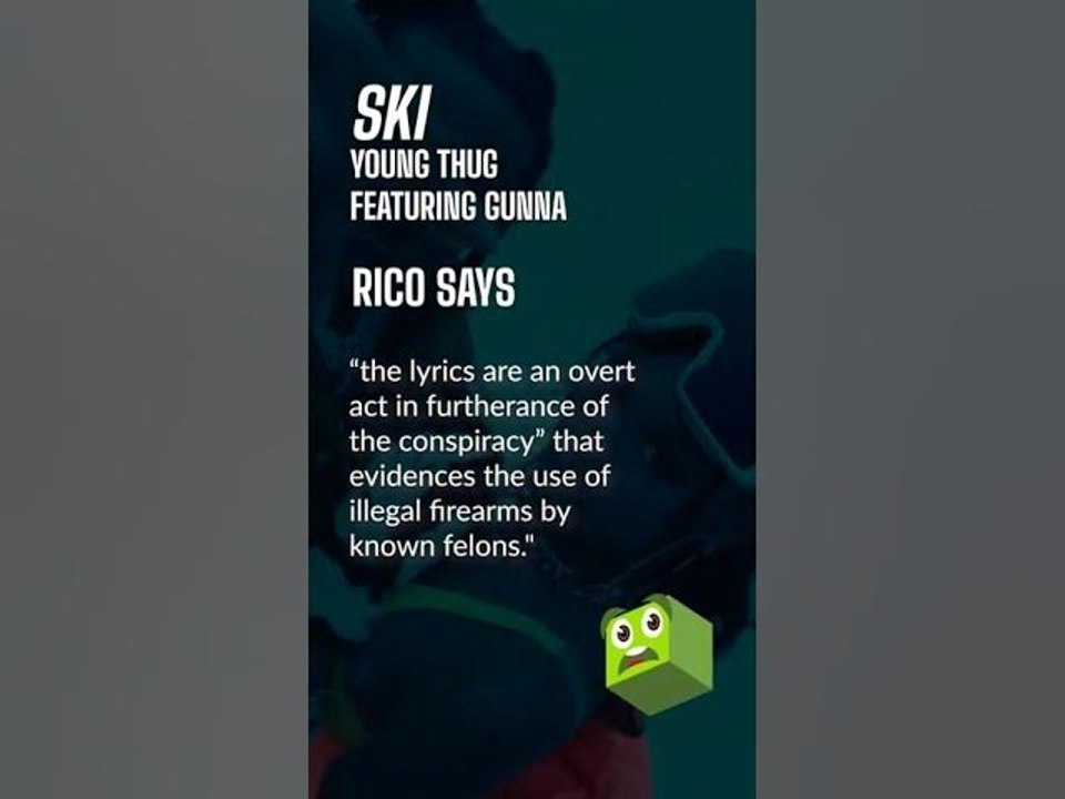 Behind The Lyrics That Nabbed Young Thug, Gunna & YSL - Ski #shorts