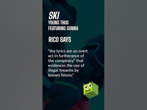 Behind The Lyrics That Nabbed Young Thug, Gunna & YSL - Ski #shorts