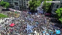 Argentina hizo su primer gran huelga en contra de las medidas del recién llegado Javier Milei