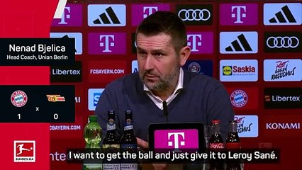 Union Berlin coach accepts fault in Leroy Sane clash