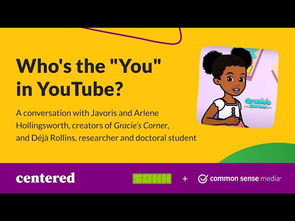 Who is the “You” in YouTube? Black culture and representation in kids' videos