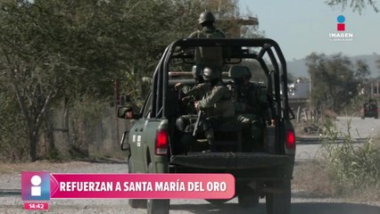 Toman medidas para restablecer el orden en Santa María del Oro