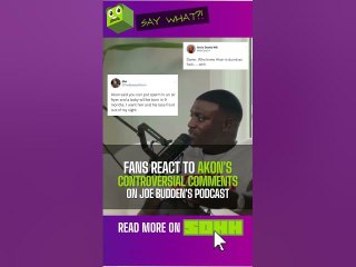 Akon's Controversial Comments On Joe Budden Podcast