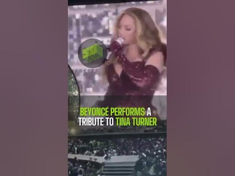Beyoncé Performs A Tribute To Tina Turner