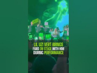 Lil Uzi Vert Brings Fans On Stage With Him During Performance