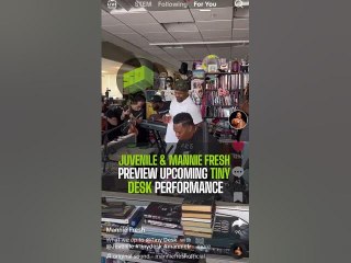 Juvenile & Mannie Fresh Preview Upcoming Tiny Desk Performance
