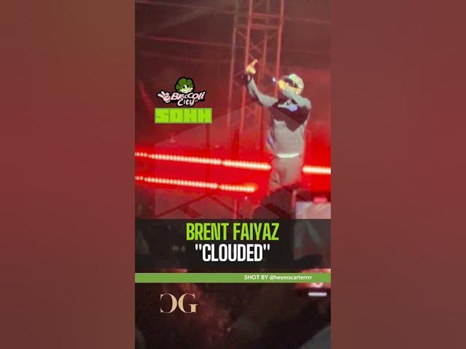 #BrentFaiyaz Performs Clouded at #broccolicityfestival #shorts