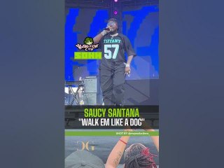 #SaucySantana performs at  Walk Em Like A Dog #broccolicityfestival