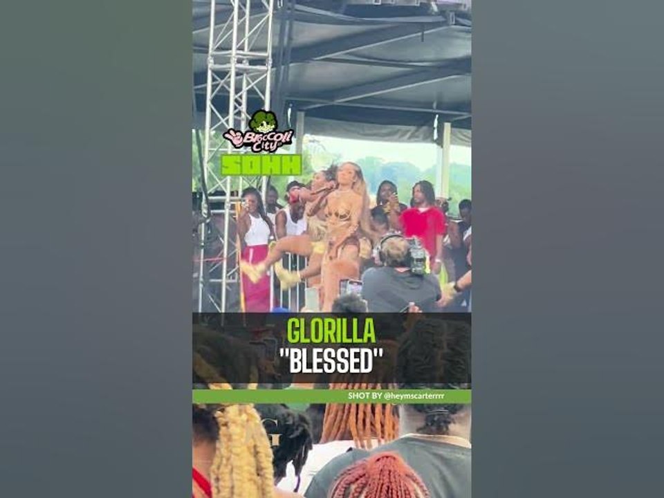 #GloRilla performs Blessed at #broccolicityfestival