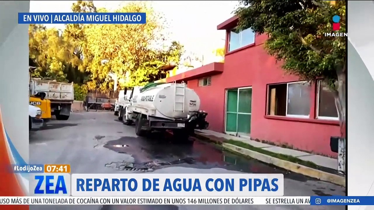 Abastecen agua con pipas en zonas de alta plusvalia en la alcaldía ...
