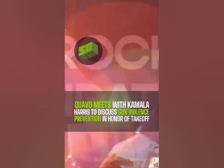 Quavo Meets With Kamala Harris To Discuss Gun Violence Prevention In Honor Of Takeoff