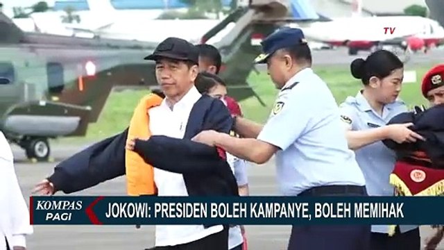 Dengan Tegas, Jokowi Sebut Presiden Boleh Kampanye dan Memihak Dalam Pilpres