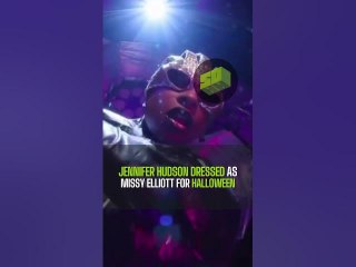 Jennifer Hudson Dressed As Missy Elliott For Halloween