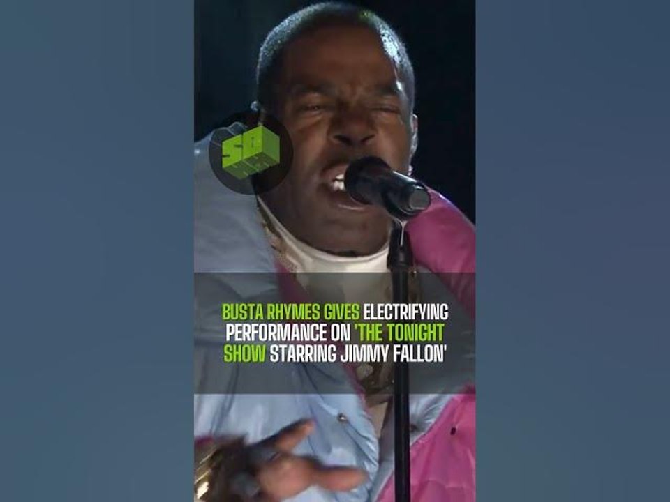 Busta Rhymes Gives Electrifying Performance On 'The Tonight Show Starring Jimmy Fallon'