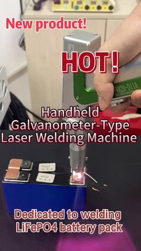 Handheld Galvanometer Laser Welding Machine For Lithium Battery