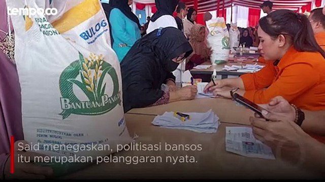 Ada Stiker Prabowo-Gibran di Beras Bulog, KRKP Curigai Politisisasi Bansos Secara Sistematis