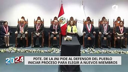 Junta Nacional de Justicia solicita a defensoría convocar comisión para nuevos representantes