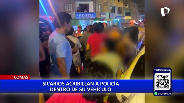 Comas: policía asesinado en su vehículo estaba de vacaciones