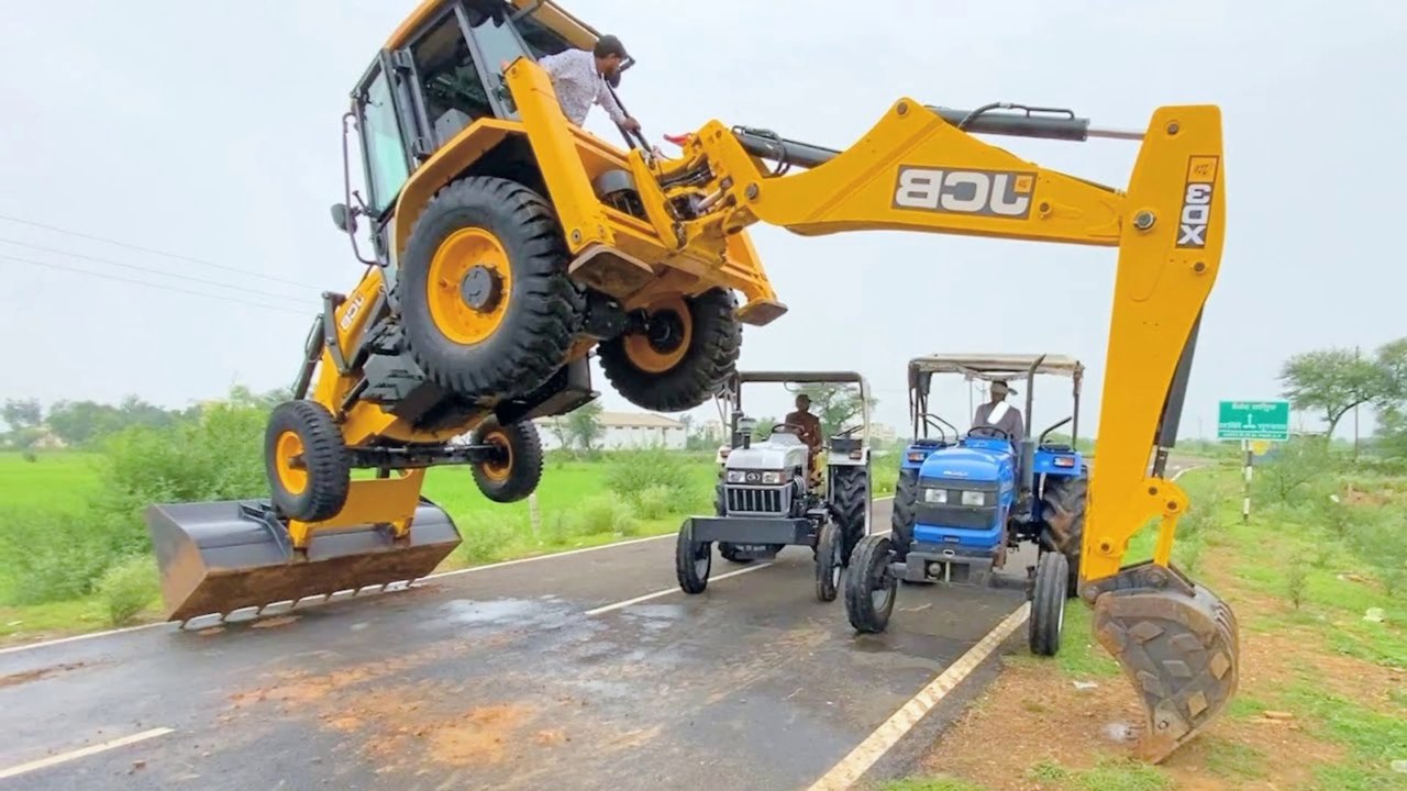 Gigantic Crane Vs Tractors viral video video Dailymotion