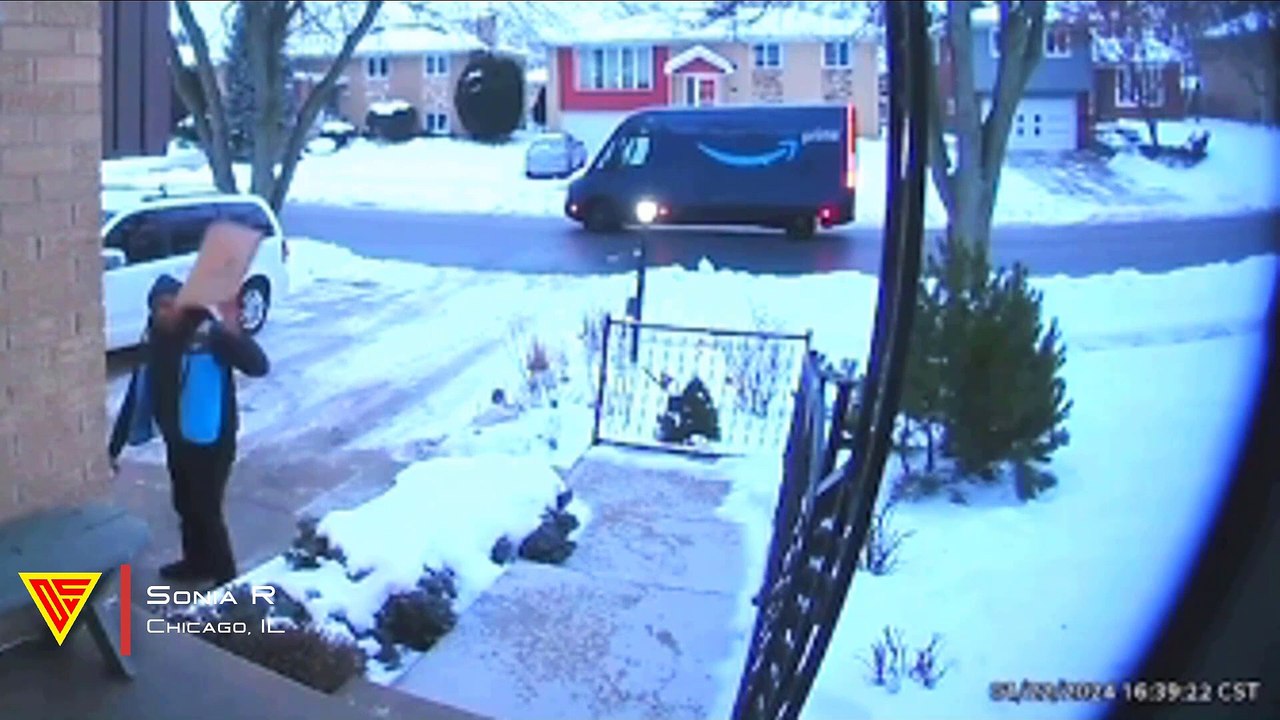 Package Delivery Driver Throws Package Caught on Ring Camera | Doorbell Camera Video