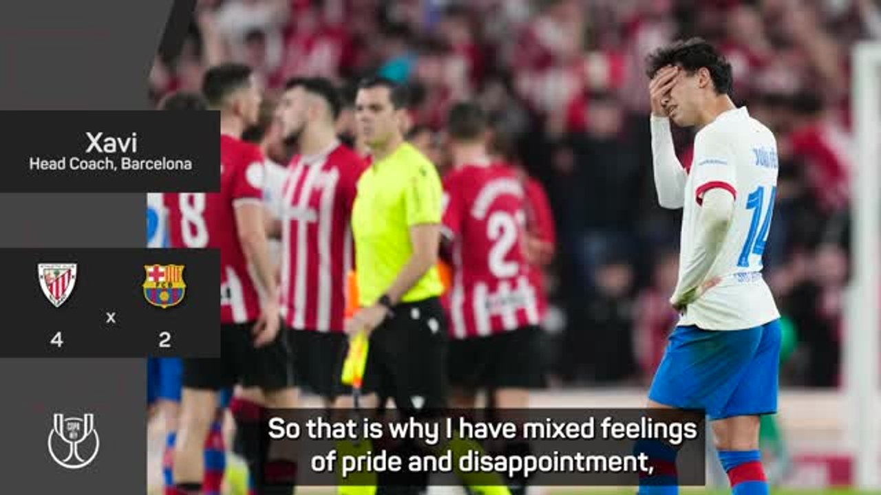 Mixed emotions for Xavi after Barca's Copa del Rey exit